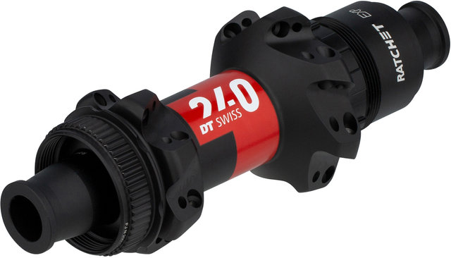 DT Swiss Moyeu Arrière 240 Straightpull Road Disc Center Lock - noir/12 x 142 mm / 28 trous / SRAM XDR