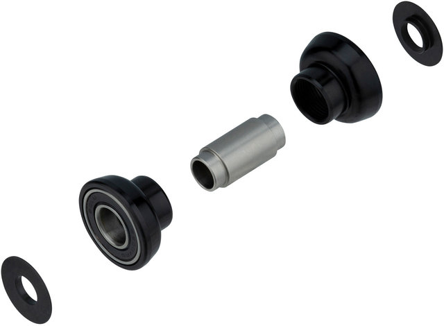 Ball bearing 8 mm Bushing Set - 7 piece - black-silver/30.0 mm