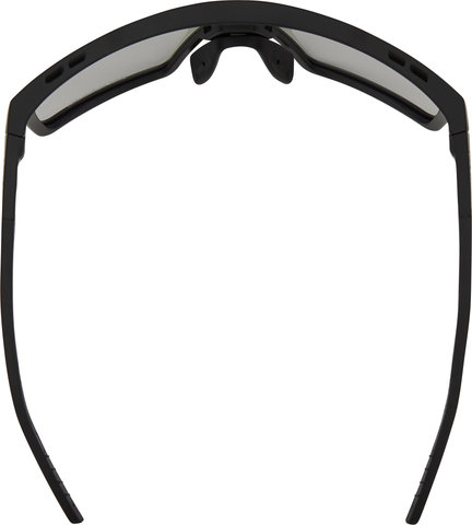 uvex Lunettes de Sport mtn perform S V - black mat/litemirror blue