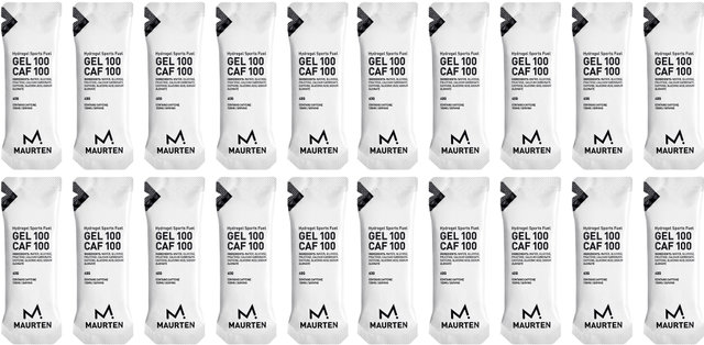 Maurten GEL 100 CAF 100 Energy Gel - 20 pack - neutral/800 g