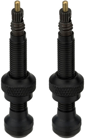 Set de 2 válvulas tubeless - negro/SV 40 mm