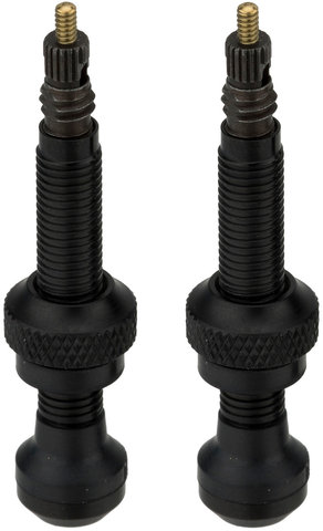 Schwalbe Tubeless Valve Set - black/Presta 40 mm