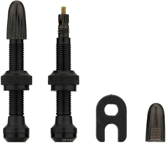 Schwalbe Set de 2 Valves Tubeless - noir/SV 40 mm