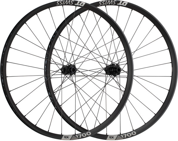 DT Swiss Set de Roues EX 1700 SPLINE 30 Boost Disc Center Lock 27,5" - noir/Set de 27,5" (avant 15x110 Boost + arrière 12x148 Boost) SRAM XD