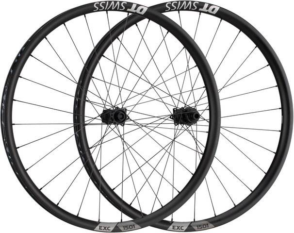 DT Swiss Set de Roues en Carbone EXC 1501 SPLINE 30 Boost Disc 6 trous 27,5" - noir/Set de 27,5" (avant 15x110 Boost + arrière 12x148 Boost) SRAM XD