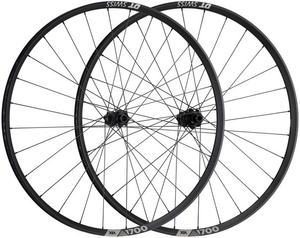 DT Swiss Set de Roues XR 1700 SPLINE 25 Boost Disc Center Lock 29" - noir/set de 29" (av 15x110 Boost + arr 12x148 Boost) Shimano Micro Spline