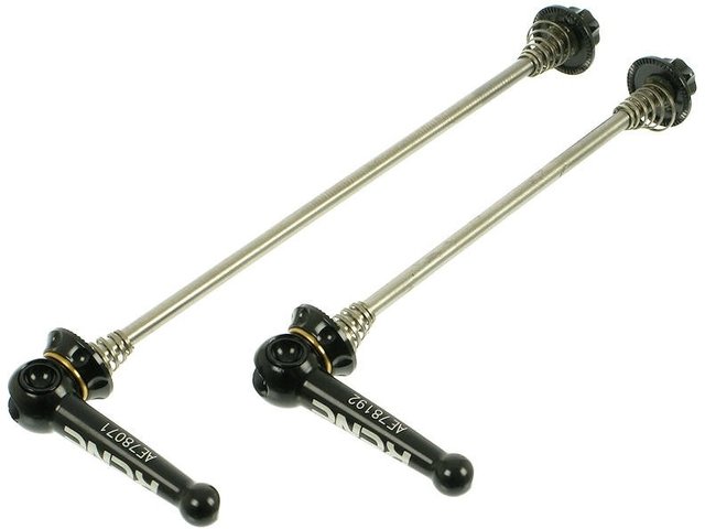 Set de cierre rápido de buje KQR Titan MTB - negro/set (RD + RT)