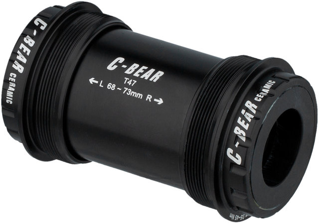 C-BEAR Eje de pedalier T47 Shimano Cyclocross - negro/T47