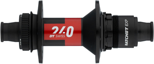 DT Swiss Moyeu Arrière 240 Classic MTB Disc Center Lock - noir/12 x 142 mm / 28 trous/ SRAM XD