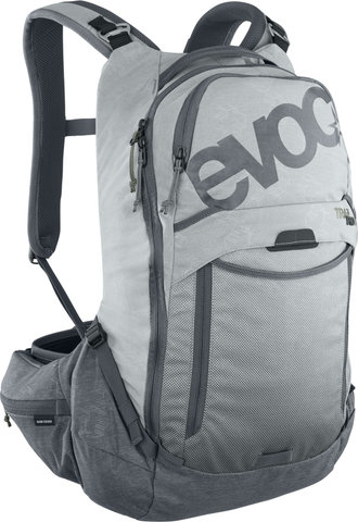 EVOC Sac à Dos avec Protection Trail Pro 16 - stone-carbon grey/16 