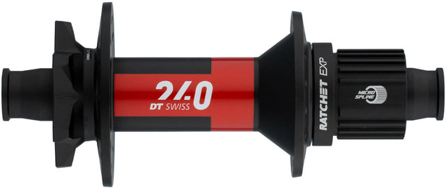 DT Swiss Buje RT 240 Classic MTB Super Boost Disc 6 agujeros - negro/12 x 157 mm / 32 agujeros / Shimano Micro Spline