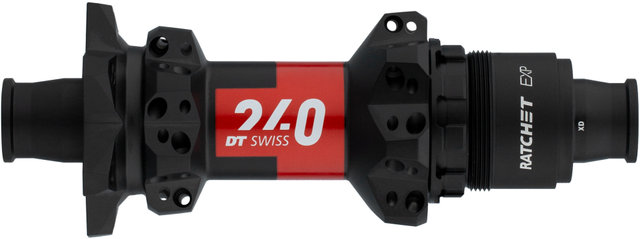 DT Swiss 240 Straight Pull MTB 6-Bolt Disc Rear Hub - black/12 x 142 mm / 28 hole / SRAM XD