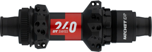 DT Swiss Moyeu Arrière 240 Straightpull MTB Disc Center Lock - noir/12 x 142 mm / 28 trous/ SRAM XD