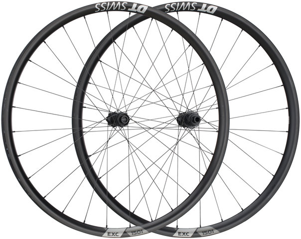 DT Swiss Set de Roues Carbone EXC 1501 SPLINE 30 Boost Disc Center Lock 29" - noir/Set de 29" (avant 15x110 Boost + arrière 12x148 Boost) SRAM XD