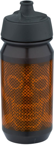 bot:tle Trinkflasche 500 ml - black-skull honeycomb orange/universal