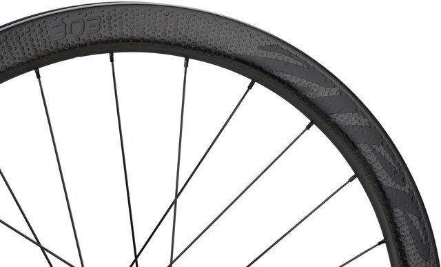 Zipp 303 Firecrest® Carbon Clincher Tubeless Disc 6-bolt Wheel - matte black/28" rear 10x135 SRAM XDR