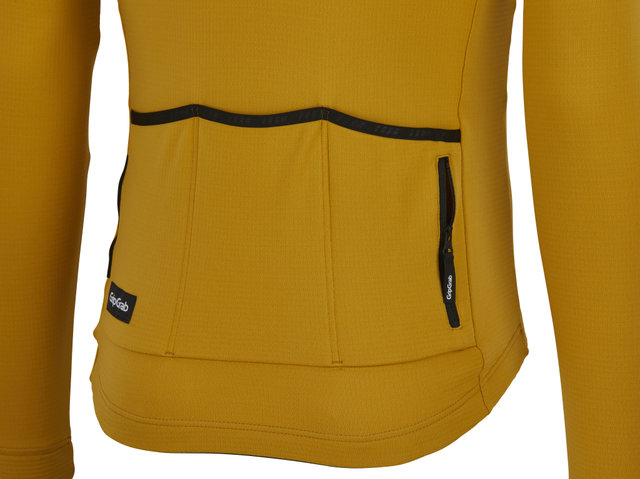 GripGrab EXPLR Merinotech Thermal Long Sleeve Jersey - mustard yellow/M