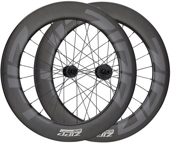 Zipp 808 Firecrest® Carbon Tubeless Center Lock Disc Wheelset - black/28" set (front 12x100 + rear 12x142) SRAM XDR