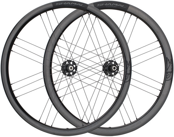 Shamal Carbon Disc Center Lock 28" Wheelset - black/28" set (front 12x100 + rear 12x142) Shimano
