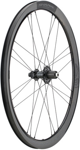 Campagnolo Set de Roues en Carbone Shamal Disc Center Lock 28" - black/Set de 28" (avant 12x100 + arrière 12x142) Shimano