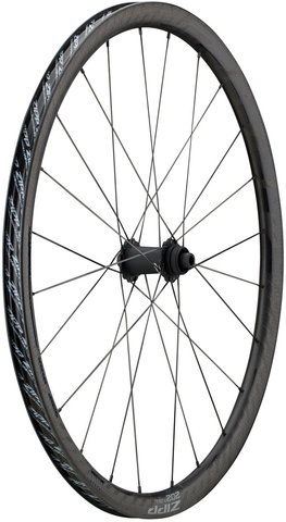 Zipp Set de Roues en Carbone 202 NSW Tubeless Disc Center Lock - matte black-gloss black/set de 28" (avant 12x100 + arrière 12x142) SRAM XDR