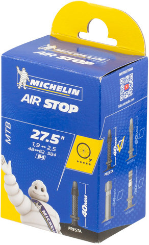 Michelin Chambre à air B4 Airstop Butyl pour 27,5" - universal/48/62-584 SV 40 mm