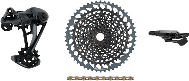 SRAM Kit de Mise à Niveau GX Eagle 1x12 vitesses VAE avec Cassette - black - XX1 gold/10-52