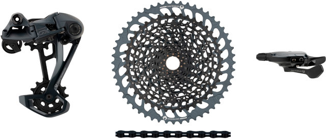 SRAM Kit de Mise à Niveau GX Eagle 1x12 vitesses VAE avec Cassette - black - XX1 black/10-52