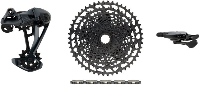 SRAM Kit de actualización GX Eagle 1x12 v. E-Bike con cassette p. Shimano - black - GX silver-black/11-50