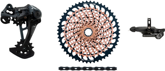 SRAM XX1 Eagle 1x12-fach E-Bike Upgrade-Kit mit Kassette - copper - XX1 black/10-52