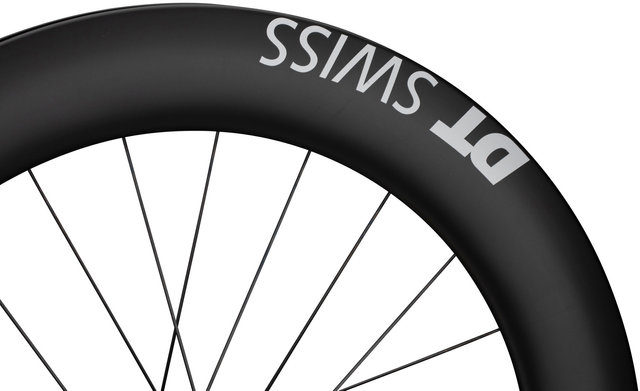 DT Swiss Juego de ruedas ARC 1400 DICUT 62/80 Carbon Disc Center Lock 28" - negro/28" set (RD 12x100 + RT 12x142) Shimano