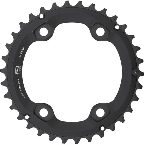 Shimano Deore FC-M6000-2 10-speed Chainring - black/34 tooth