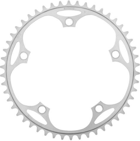 Shimano Plato Dura-Ace Track FC-7710 5 brazos 1 velocidad 1/2"x3/32" - gris/50 dientes