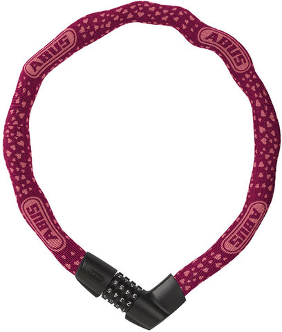 ABUS Tresor 1385/75 Color Kettenschloss - cherry heart/75 cm