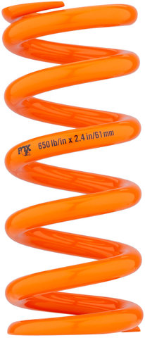 Fox Racing Shox Ressort en Acier SLS Super Light pour course de 50 - 57,5 mm - orange/650 lbs