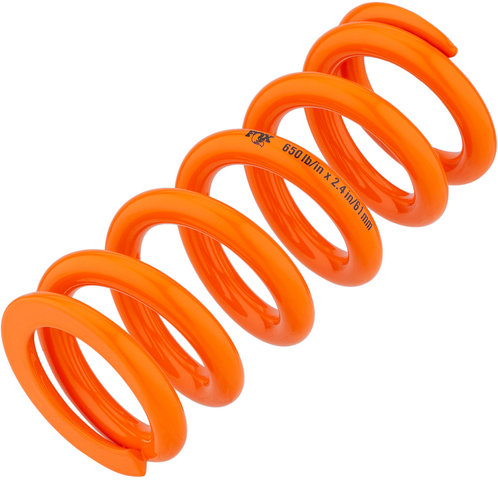 Fox Racing Shox Ressort en Acier SLS Super Light pour course de 50 - 57,5 mm - orange/650 lbs