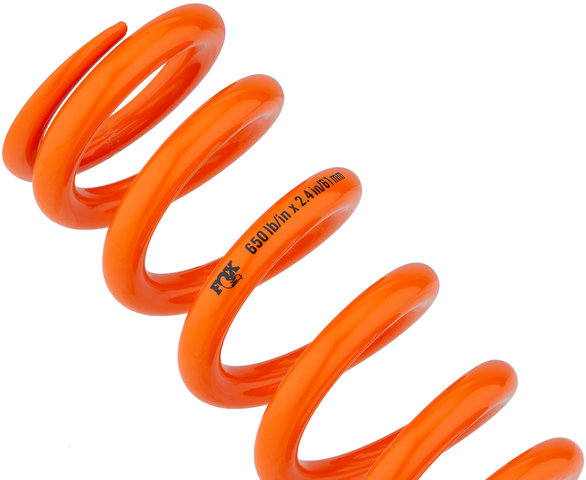 Fox Racing Shox Ressort en Acier SLS Super Light pour course de 50 - 57,5 mm - orange/650 lbs