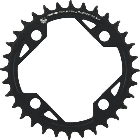 SRAM Plateau X-Sync 2 Eagle, 4 bras, BCD 94 mm,pour E-VTT - black/32 
