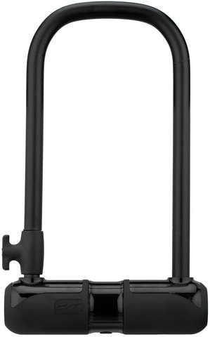 CONTEC PowerLoc Bügelschloss mit zusätzlichem Schlaufenkabel - schwarz/11,5 x 23 cm