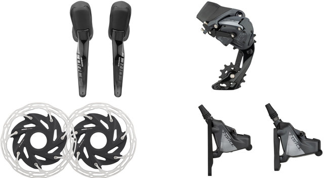 Groupe de Transmission Force eTap AXS HRD FM 1x12 vitesses Center Lock - black/universal