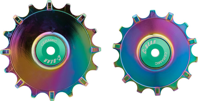 C-BEAR Derailleur Pulleys OCM-X SRAM Transmission Aurora 12-speed - aurora/14 teeth (guide pulley), 16 teeth (tension pulley)