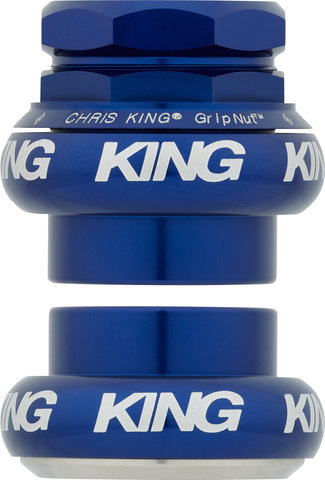 Chris King GripNut Bold EC30/25,4 - EC30/26 Gewindesteuersatz - navy/1"/EC30/25,4 - EC30/26