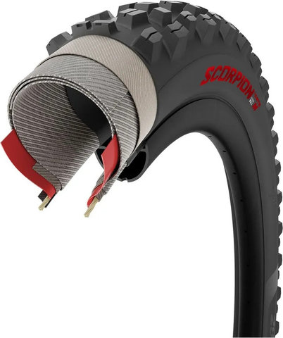 Pirelli Scorpion E-MTB M 27.5" Folding Tire - red label/65 mm/27.5 /65-584/2.6 