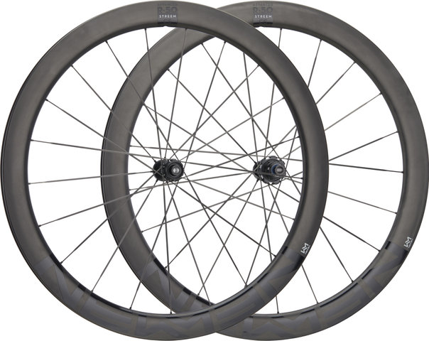 NEWMEN Advanced R.50 Streem VONOA Center Lock Disc Carbon 28" Wheelset - black black | 142 mm | 100 mm | 28" | SRAM XDR | 100 mm | SRAM XDR | 100 mm | 142 mm