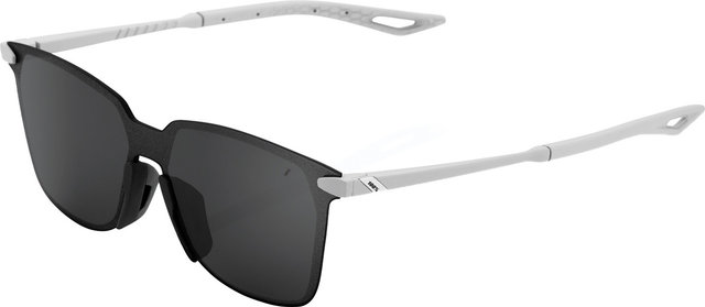 100% Gafas de sol deportivas cuadradas con espejo Legere Ultracarbon - soft tact stone grey | black mirror
