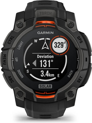 Garmin Instinct 3 45 mm GPS multisport smartwatch - black