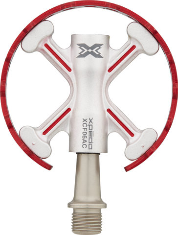 Xpedo Traverse 6 Plattformpedale - rot/universal