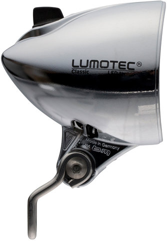Luz delantera LED Lumotec Classic N Plus con aprobación StVZO - cromo/universal