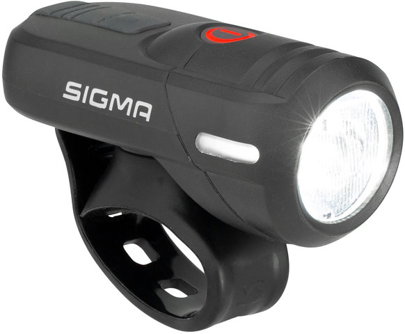 Luz delantera LED con aprobación StVZO Aura 45 USB - negro/45 Lux