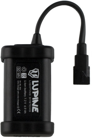 Lupine Batería Li-Ion Hardcase con correa velcro - negro/6,6 Ah